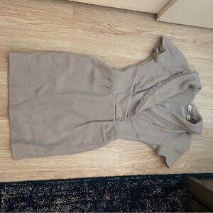 Dior Classic Gray Textured Dress